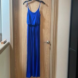 Lush royal blue maxi dress size S